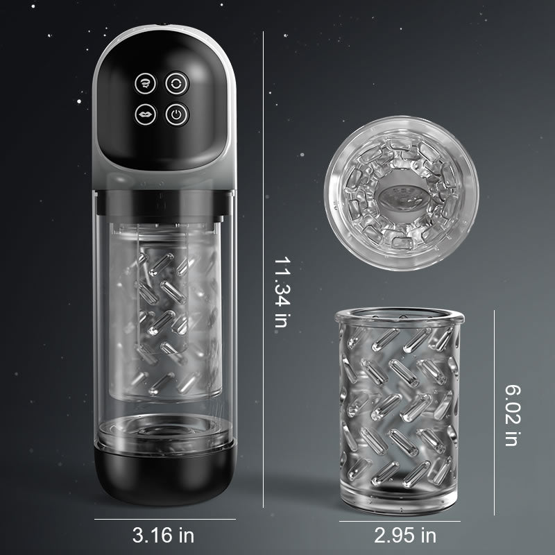 【Endurance Training】 Night Elf 7 Rotation Suction Vacuum Pumps Masturbator Pocket Pussy Adult male sex toys