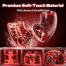 Load image into Gallery viewer, Wine &amp; Beauty Handle Design 9 Thrusting &amp; Rotating 9 Suction Adult Toys Mens Masturbator