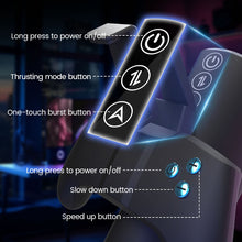 Load image into Gallery viewer, Turbo 10-Mode Explosive Thrusting Stroker – Immersive Gamepad Design with Phone Holder