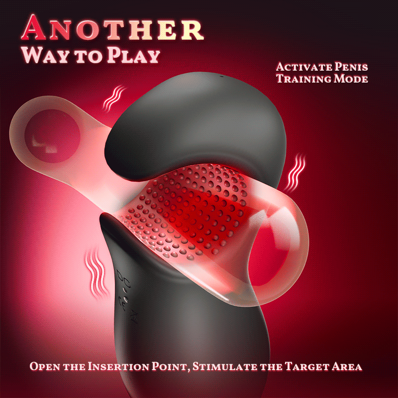 Enchantment - 9 Vibrations 4 Suctions Clamping Suction Oral Simulation Male Masturbator
