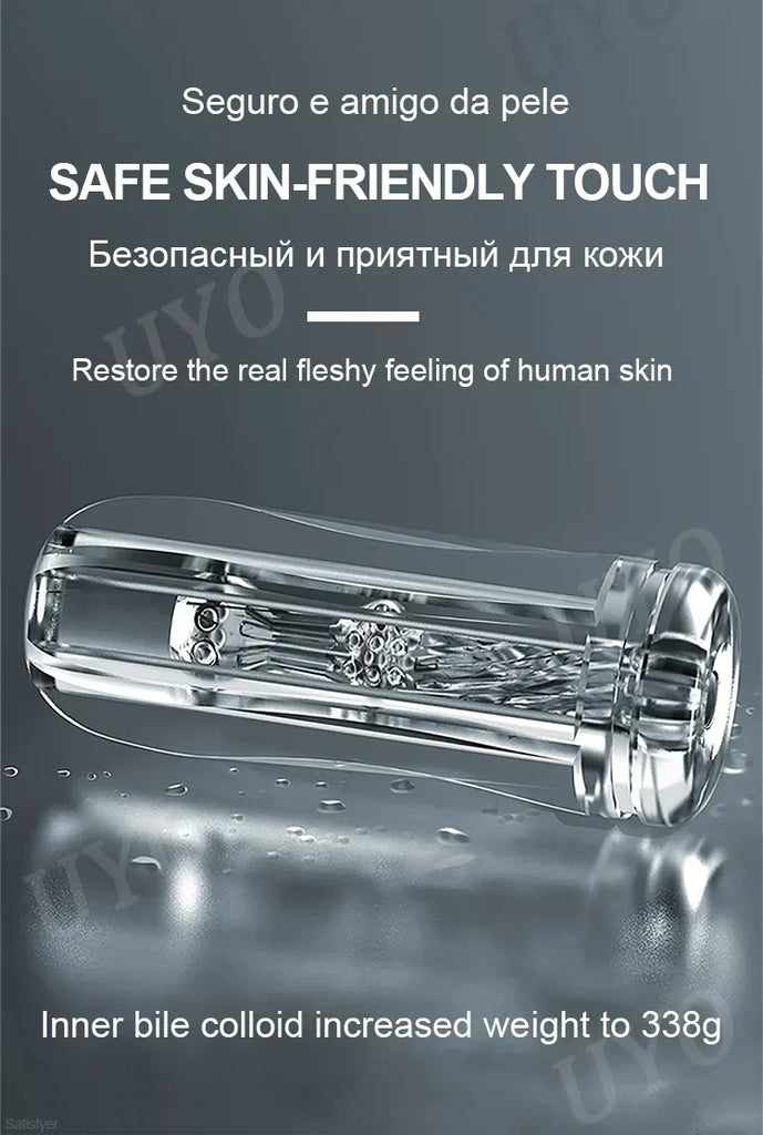 Sejing Snow Mountain Aircraft Cup Men's Manual Silicone Training Masturbation Adult Sex Products Wholesale