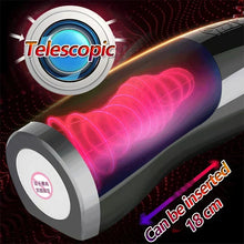 Load image into Gallery viewer, Heating Piston Airplane Cup Men's Electric Telescopic Full-automatic Masturbator