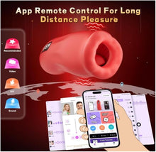 Load image into Gallery viewer, Male Masturbator Sex Toys - Mastuaber Adult Toy for Men Mouth-Wrapped Blowjob Massage Mastuabors with 9 Modes Tongue Licking Vibrating &amp; 3 Suction Modes, Mens Penis Stroker Hands Free Automatic Cup