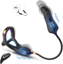 Load image into Gallery viewer, 10 Modes Prostrate Massager and one-Touch Recovery Portable Soft Silicone Easy to wear Powerful Silent and Waterproof Beautifully Packaged Man Ladies Gift Pleasure.-SIY4-5, Black-5
