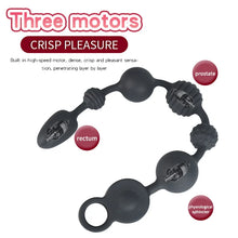 Load image into Gallery viewer, Star Beads Sex Products Foreign Trade Products Men's Appliances Vibration Backyard Massager Anal Plug Shaped Vibration