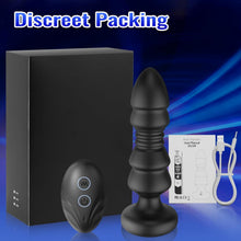 Load image into Gallery viewer, Thrusting Sex Toys Anal Plugs - APP Remote Control Vibrating Butt Plug with 12 Vibrating &amp; Thrusting Modes Prostate Massager Anal Toys, G Spot Vibrator Anal Sex Toys for Male and Female