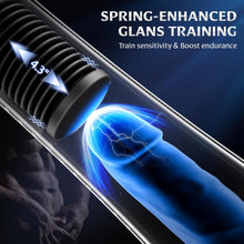 Load image into Gallery viewer, Male Masturbator Penis Pump Sex Toys for Men, 9 Vibrating Spring &amp; 5 Vacuum Suction Adult Mens Sex Toy with 2 Switchable Sleeves for Masturbation or Training, Govosaa Fleshliglt for Men Masterubaters