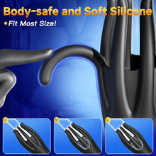 Load image into Gallery viewer, Male Masturbator Sex Toys for Men, Powerful Elongated Compact Penile 360 Training Wrap with 10 Vibrating Modes - Anal Penis Vibrator for Men