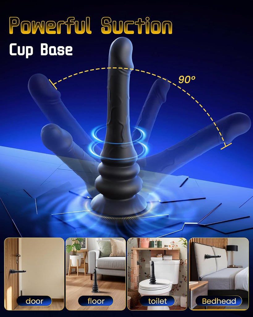Beisar 4 in 1  Wave Wriggling Thrusting Prostate Massager Anal Dildo