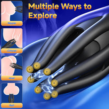 Load image into Gallery viewer, Male Masturbator Sex Toys for Men, Powerful Elongated Compact Penile 360 Training Wrap with 10 Vibrating Modes - Anal Penis Vibrator for Men
