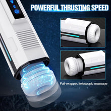 Load image into Gallery viewer, Automatic Male Masturbator Sex Toys for Men, Adult Toy Penis Pump with 7 Vibrating &amp; 5 Sucking Thrusting Modes, LCD Display Mens Realistic Pocket Pussy Stroker Blowjob Machine