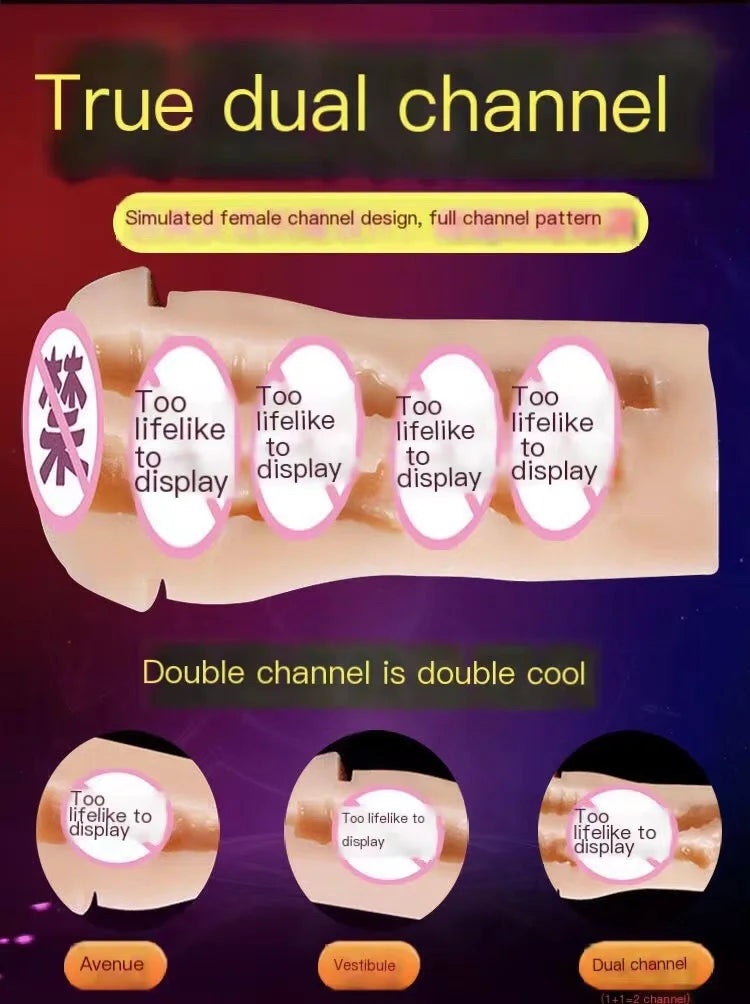 Dramatic Love Airplane Cup Male Masturbator Simulation Model Adult Sex Toy