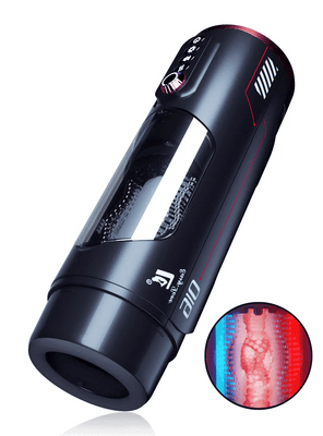 Adjustable Male Stoker Thrusting Wriggling Heating Moaning Masturbator