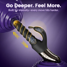 Load image into Gallery viewer, Thrusting 360 °&amp; Rotating Vibrator – Dual Motor G-Spot &amp; Clit Stimulator