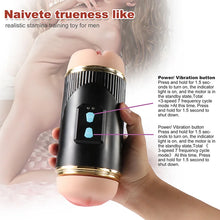 Load image into Gallery viewer, Double-headed aircraft cup fully automatic men's masturbation device mouth and vagina double acupoint famous device penis exercise adult sex toys
