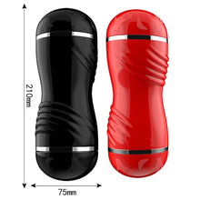 Load image into Gallery viewer, Long Love Double Head Aircraft Cup Inverted Mold Men's Masturbation Massager