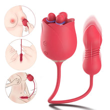 Load image into Gallery viewer, Rose G Spot Clitoral Tongue Vibrator For Women