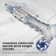 Load image into Gallery viewer, Double Signal Vibrating Penis Sleeve Cock Ring